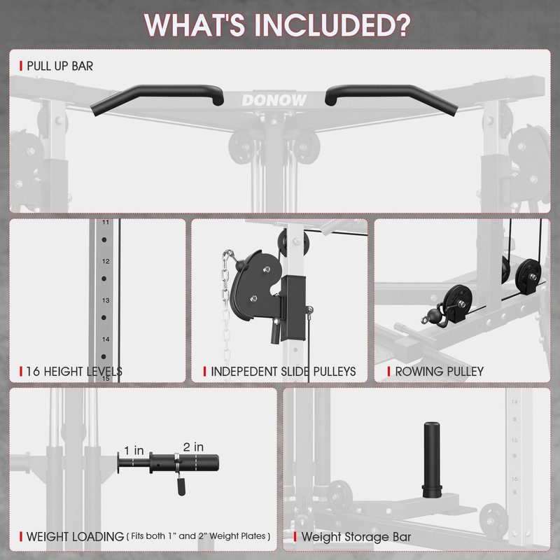 Cable Crossover Machine TrainerCable Fly Machine Home Gym System Workout Station gallery