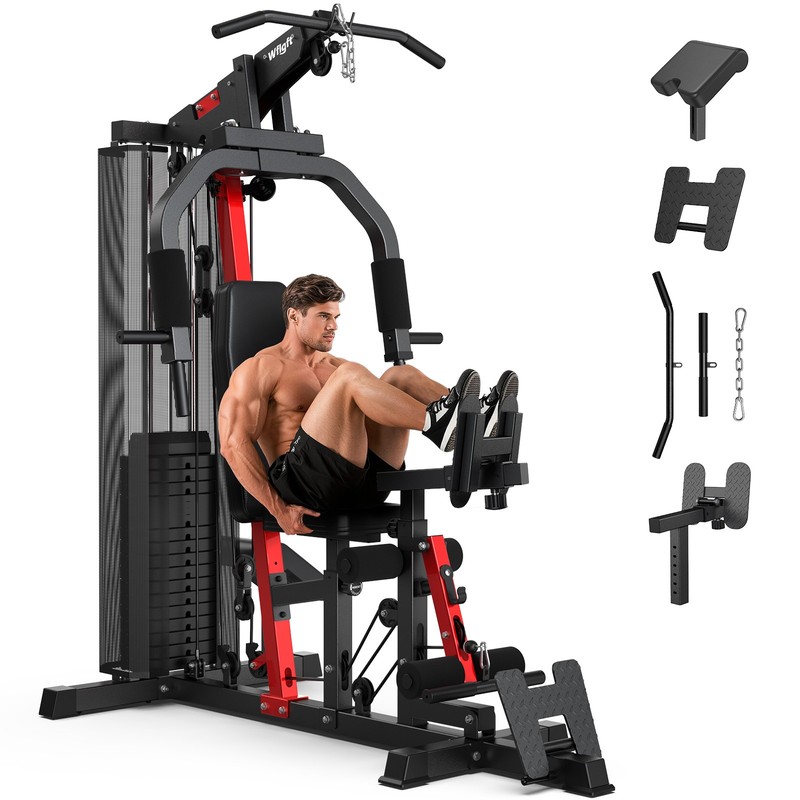 Full Body Home Gym System Exercise Equipment Weight Workout Station Workout Home