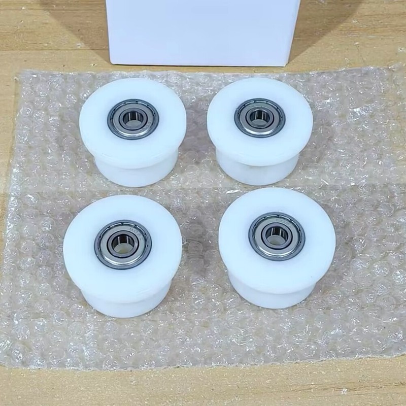4-Pack Wheels / Rollers For Total Gym For Models 1000 1100 1400 1500 1600 White
