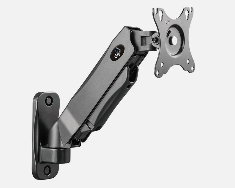ELG Full Motion Swivel Monitor Wall Mount Stand Gas Spring for 17” to 35»