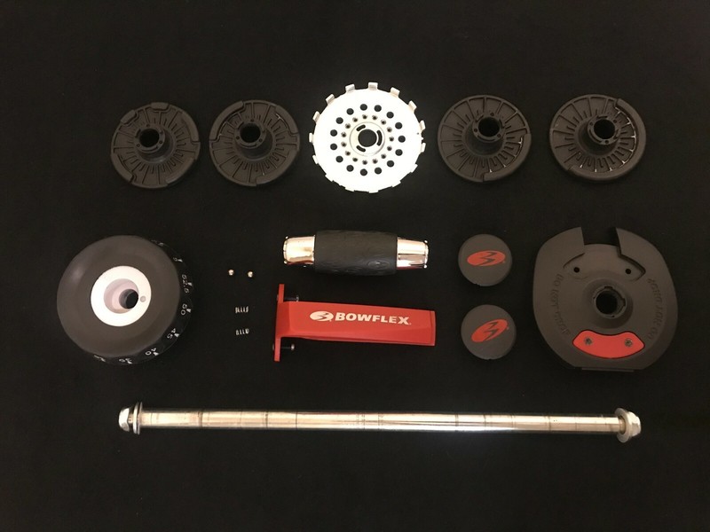USED SERIES 2 ONLY Bowflex SelectTech 552 Dumbbell Replacement Handle Parts Disc