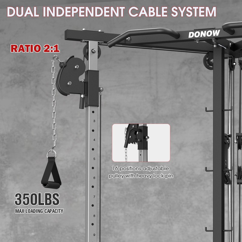 Cable Crossover Machine TrainerCable Fly Machine Home Gym System Workout Station gallery